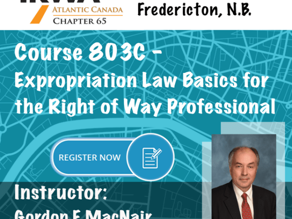 IRWA Course 803C- May 9-10,&nbsp;2024
